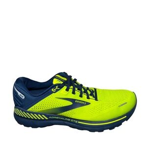 Brooks Adrenaline 22 GTS Men’s Athletic Shoe in Yellow/Blue size 13